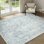 Vintage Rugs Living Room Washable Non Slip Large