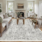Vintage Rugs Living Room Washable Non Slip Large