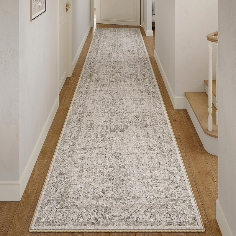 Vintage Rugs Living Room Washable Non Slip Large