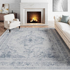 Vintage Rugs Living Room Washable Non Slip Large