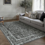 Vintage Rugs Living Room Washable Non Slip Large