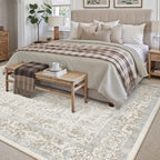 Vintage Rugs Living Room Washable Non Slip Large