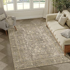 Vintage Rugs Living Room Washable Non Slip Large