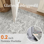 Vintage Rugs Living Room Washable Rug