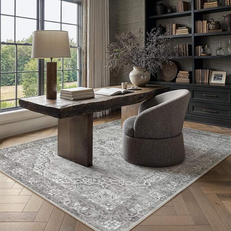 Vintage Rugs Living Room Washable Rug