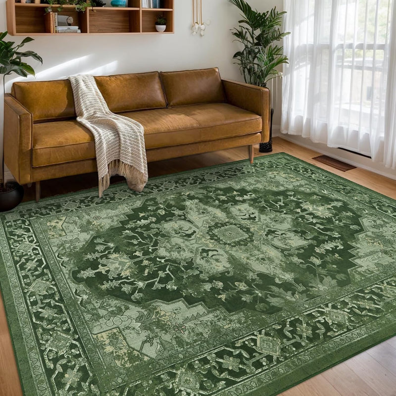 Vintage Rugs Living Room Washable Rug Boho
