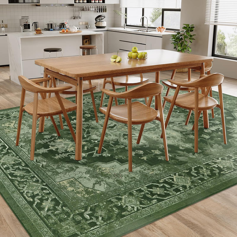 Vintage Rugs Living Room Washable Rug Boho