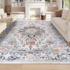 Vintage Rugs Living Room Washable Rug Boho