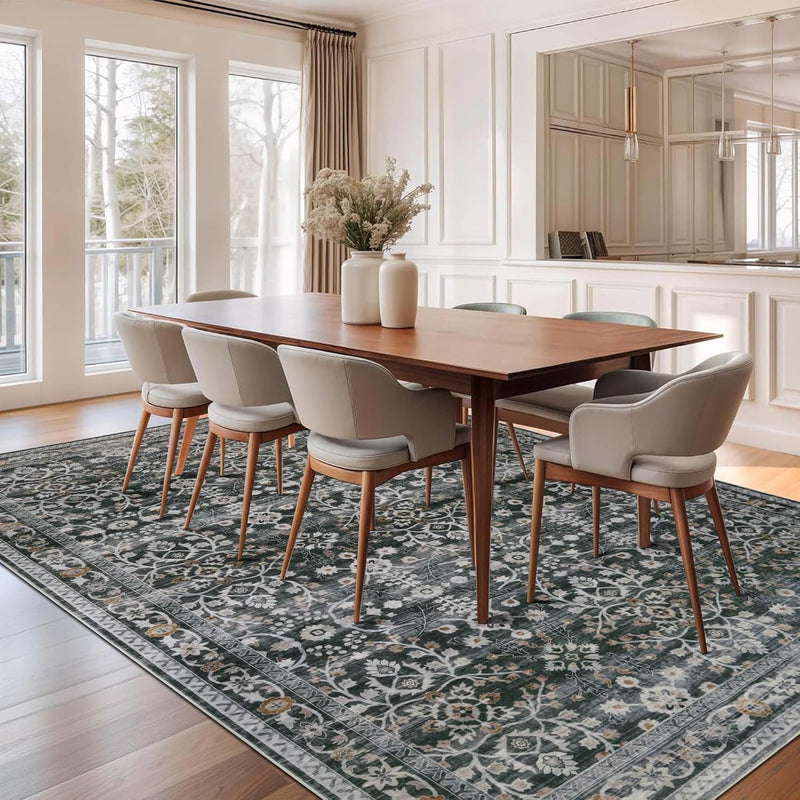 Vintage Rugs Living Room Washable Rug Boho