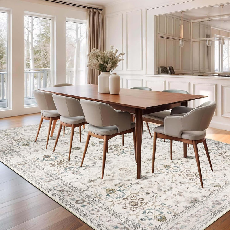 Vintage Rugs Living Room Washable Rug Boho