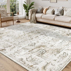 Vintage Rugs Living Room Washable Rug Boho