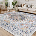 Vintage Rugs Living Room Washable Rug Boho