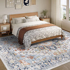 Vintage Rugs Living Room Washable Rug Boho