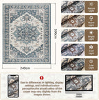 Vintage Rugs Living Room Washable Stain Resistant