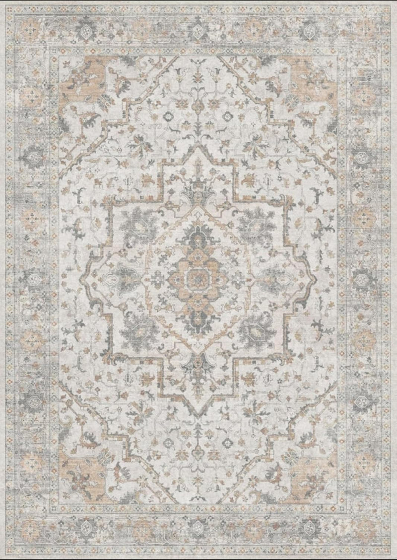 Vintage Runner Washable Non-Slip Carpet Bedroom