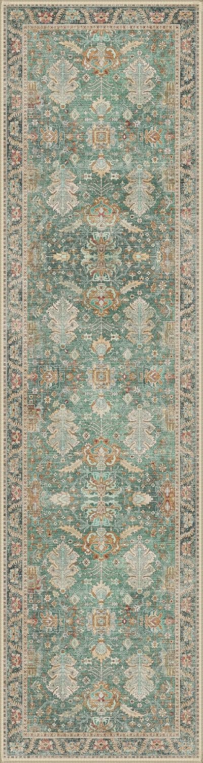 Vintage Runner Washable Non-Slip Carpet Bedroom