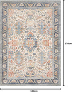 Vintage Runner Washable Non-Slip Carpet Bedroom