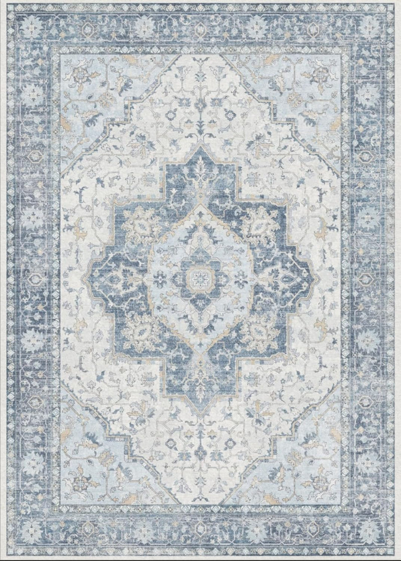 Vintage Runner Washable Non-Slip Carpet Bedroom