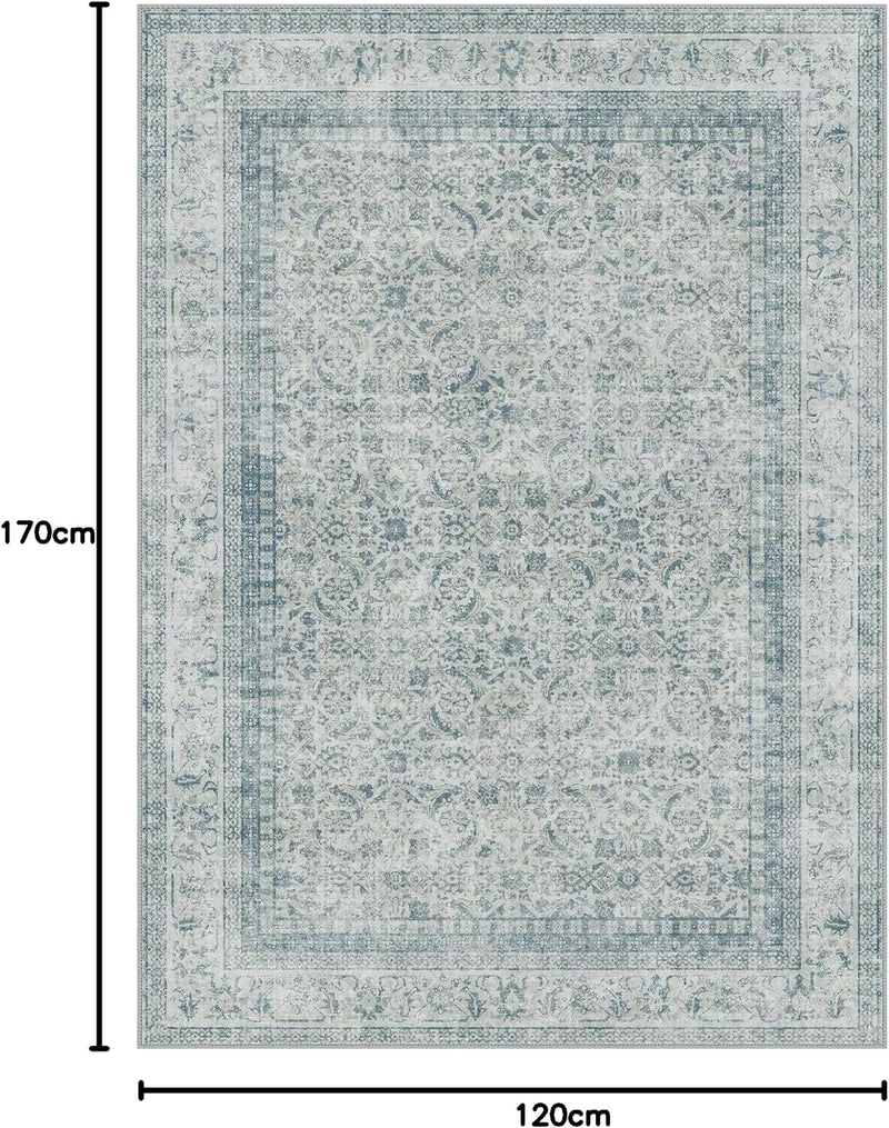 Vintage Runner Washable Non-Slip Carpet Bedroom