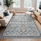 Vintage Runner Washable Non-Slip Carpet Bedroom