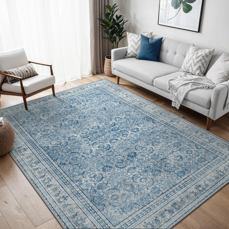 Vintage Runner Washable Non-Slip Carpet Bedroom