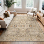 Vintage Runner Washable Non-Slip Carpet Bedroom