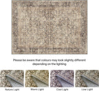 Vintage Runner Washable Non-Slip Carpet Bedroom