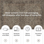 Vintage Runner Washable Non-Slip Carpet Bedroom