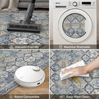 Vintage Runner Washable Non-Slip Carpet Bedroom