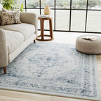 Vintage Taupe Rugs Living Room Washable Non Slip