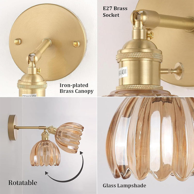 Vintage Wall Lights Lamps (Set of 2)