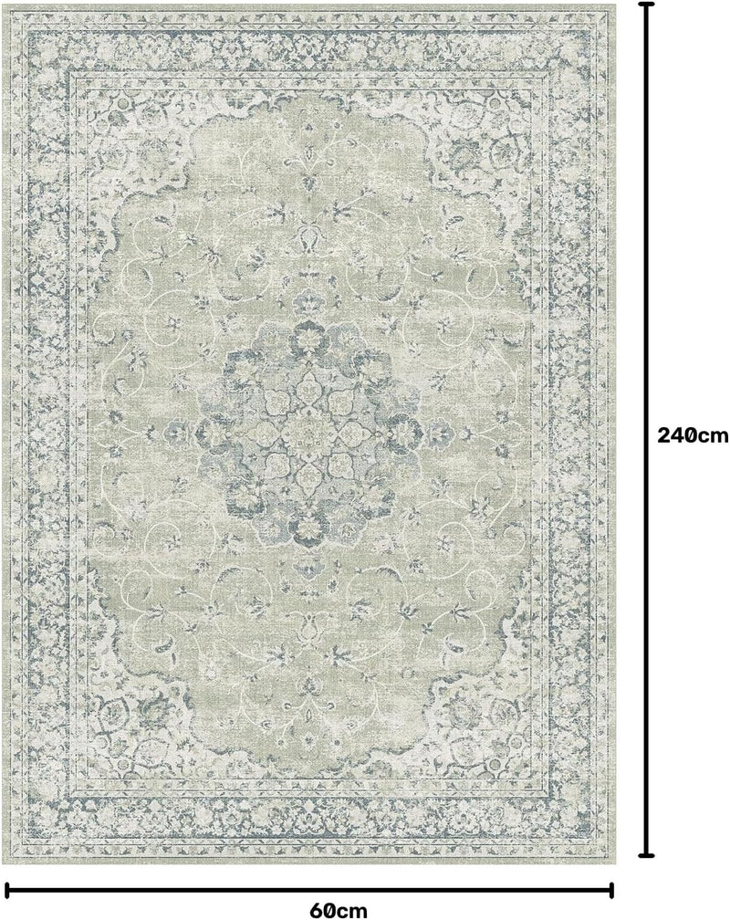 Vintage Washable Large Rugs Living Room Area Rug