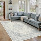 Vintage Washable Large Rugs Living Room Area