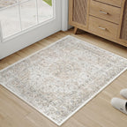 Vintage Washable Large Rugs Living Room Area