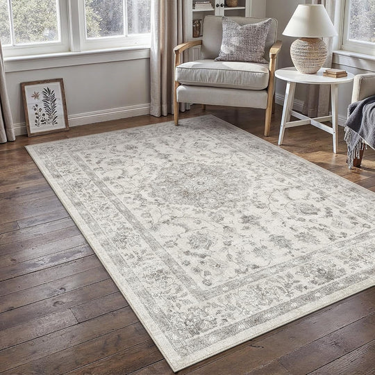 Vintage Washable Large Rugs Living Room Area Rug