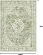 Vintage Washable Large Rugs Living Room Area Rug