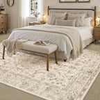 Vintage Washable Large Rugs Living Room Area