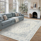 Vintage Washable Large Rugs Living Room Area