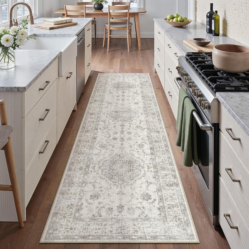 Vintage Washable Large Rugs Living Room Area Rug