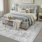 Vintage Washable Large Rugs Living Room Area