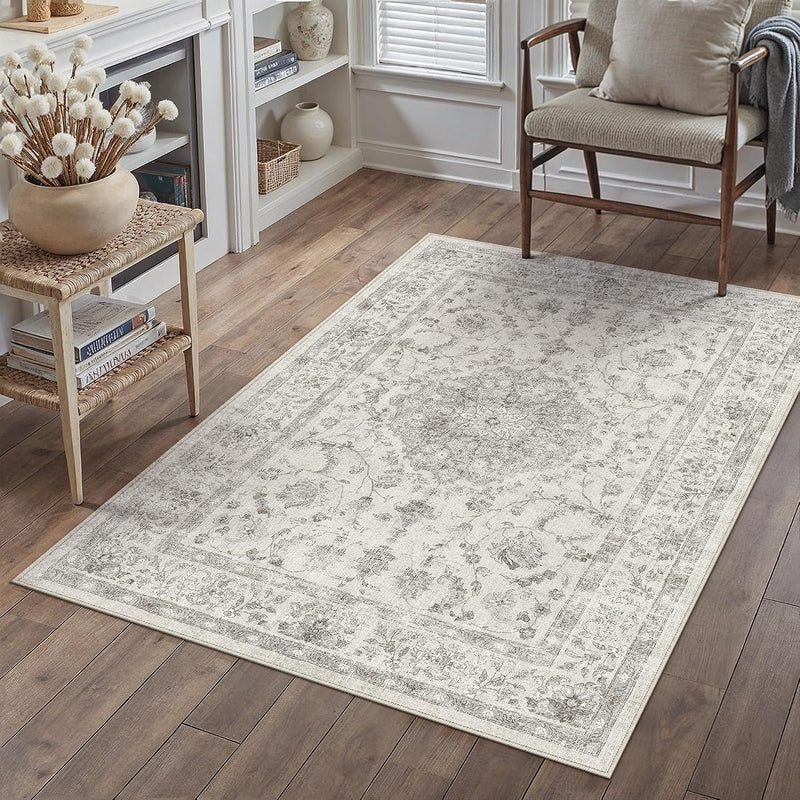Vintage Washable Large Rugs Living Room Area Rug