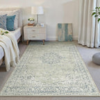 Vintage Washable Large Rugs Living Room Area Rug