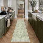 Vintage Washable Large Rugs Living Room Area Rug