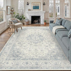 Vintage Washable Large Rugs Living Room Area