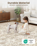 Vintage Washable Rugs for Living Room Area