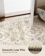Vintage Washable Rugs for Living Room Area