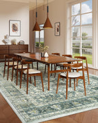 Vintage Washable Rugs for Living Room Area