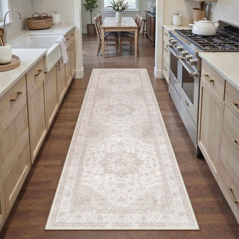 Vintage Washable Rugs Living Room Area Rug