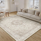 Vintage Washable Rugs Living Room Area Rug