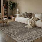 Vintage Washable Rugs Living Room Area Rug